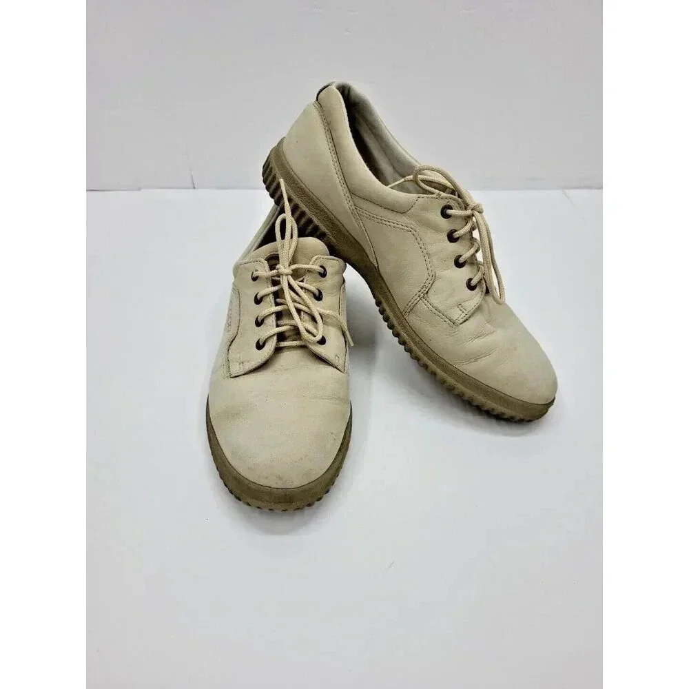 ECCO Soft Beige Suede Loafer Shoes Women's Size 8.5 (40)